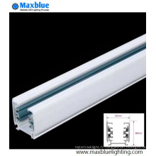 Blanc / Noir / Argent Couleur Barre de rail en aluminium pour LED Light Track